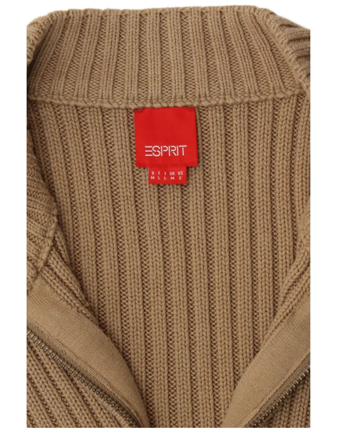 Esprit Cárdigan sin mangas para mujer, talla 40, color beige medio