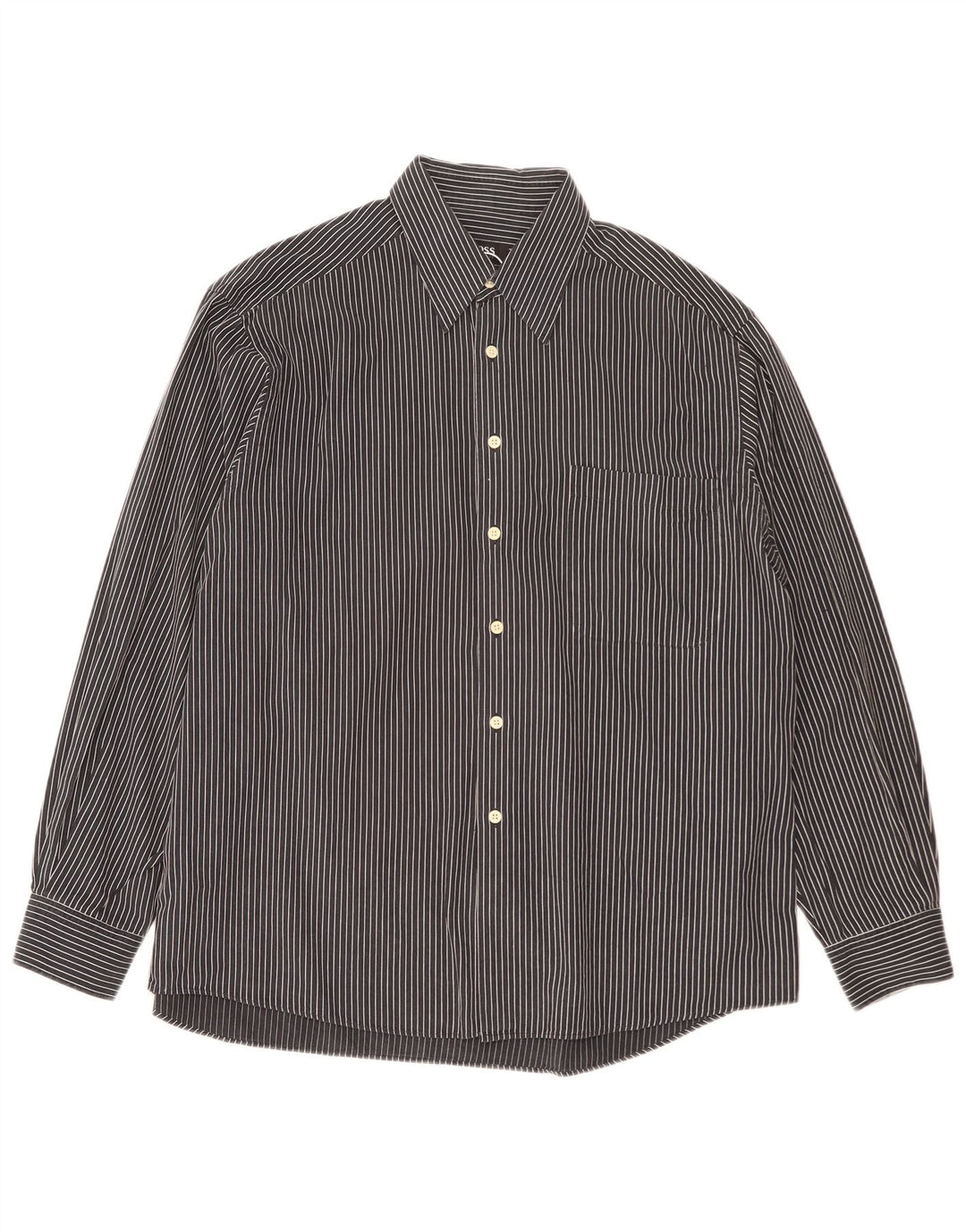 Camisa Hugo Boss Hombre XL Azul Marino Rayas
