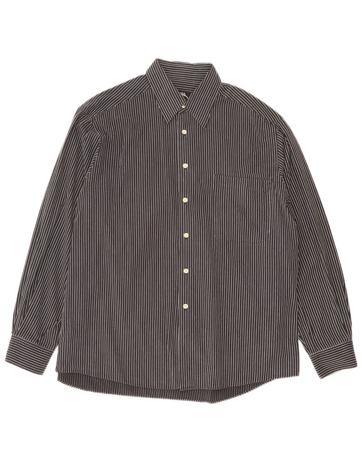 Camisa Hugo Boss Hombre XL Azul Marino Rayas