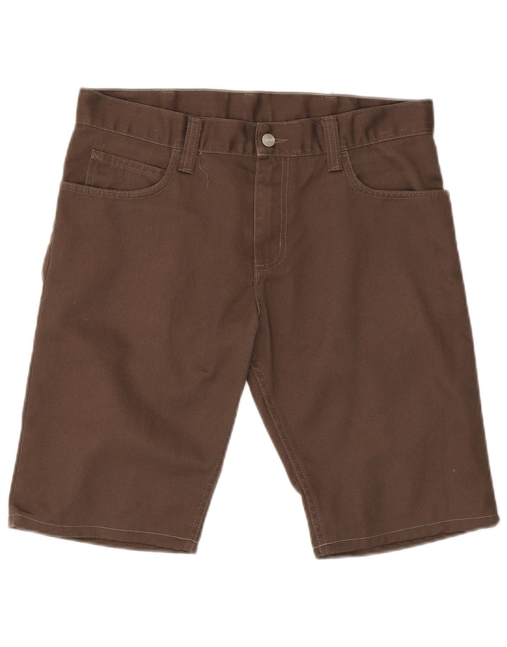 Carhartt Pantalones cortos casuales para hombre W32 Poliéster marrón medio