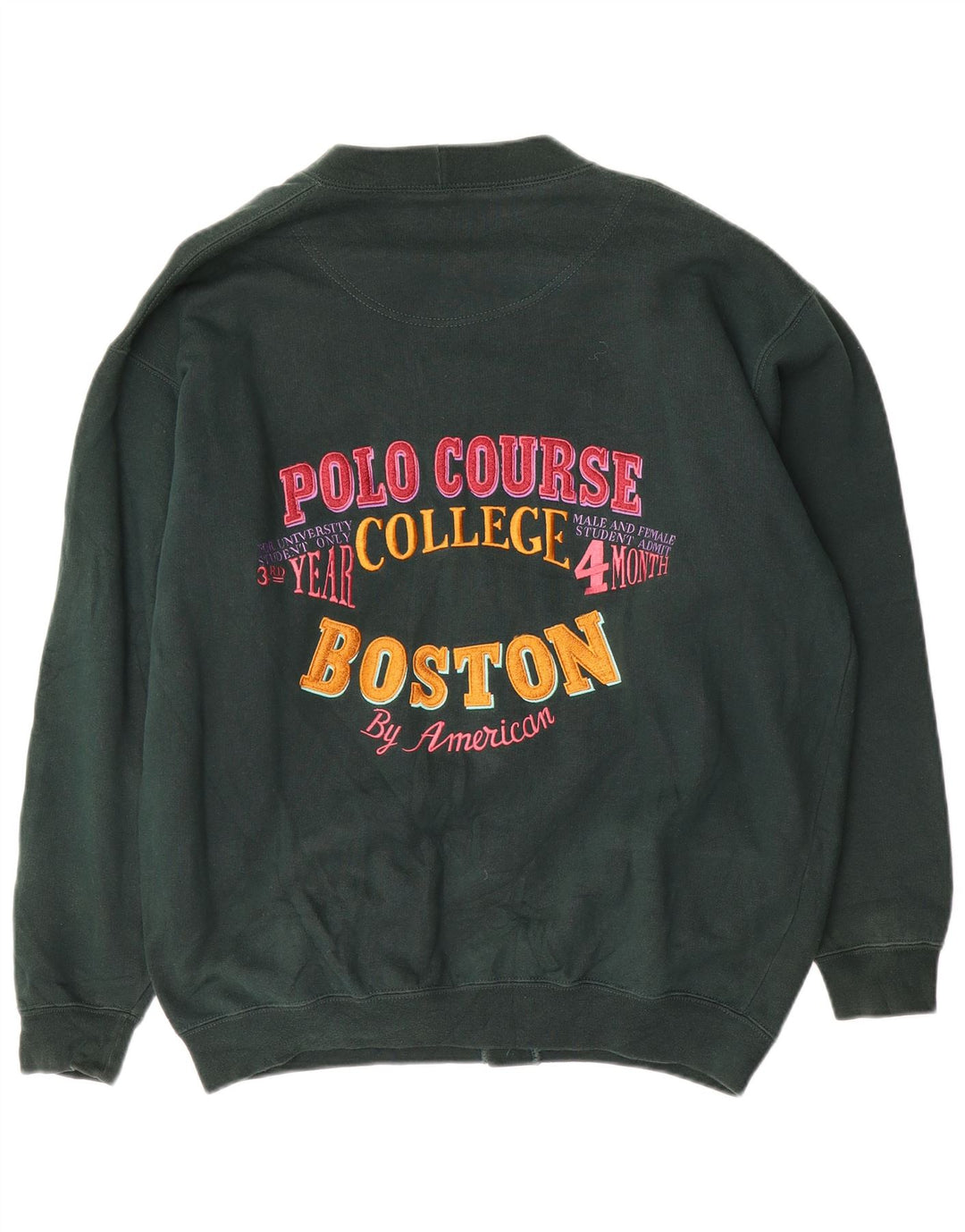 By American Suéter tipo cárdigan para hombre Algodón verde medio