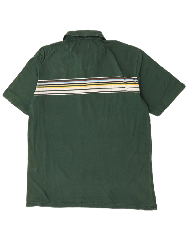 Diadora Polo Hombre 2XL Algodón A Rayas Verde