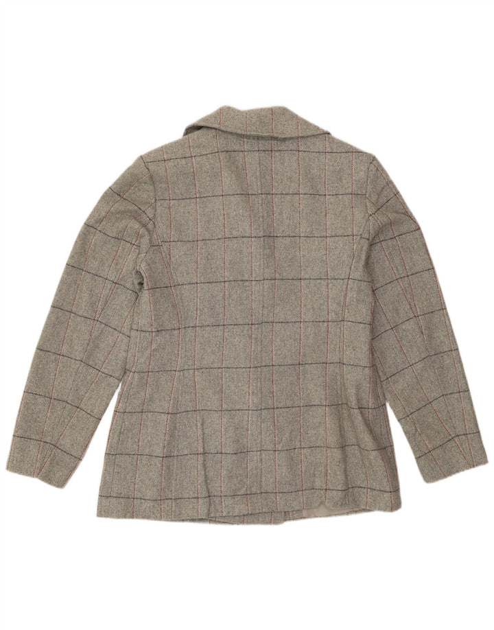 Marks & Spencer Chaqueta Blazer para Mujer Reino Unido 42 Cuadros Gris Medio