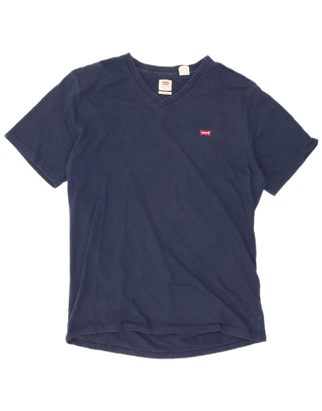 Levi's Camiseta estándar para hombre Top mediano de algodón azul marino