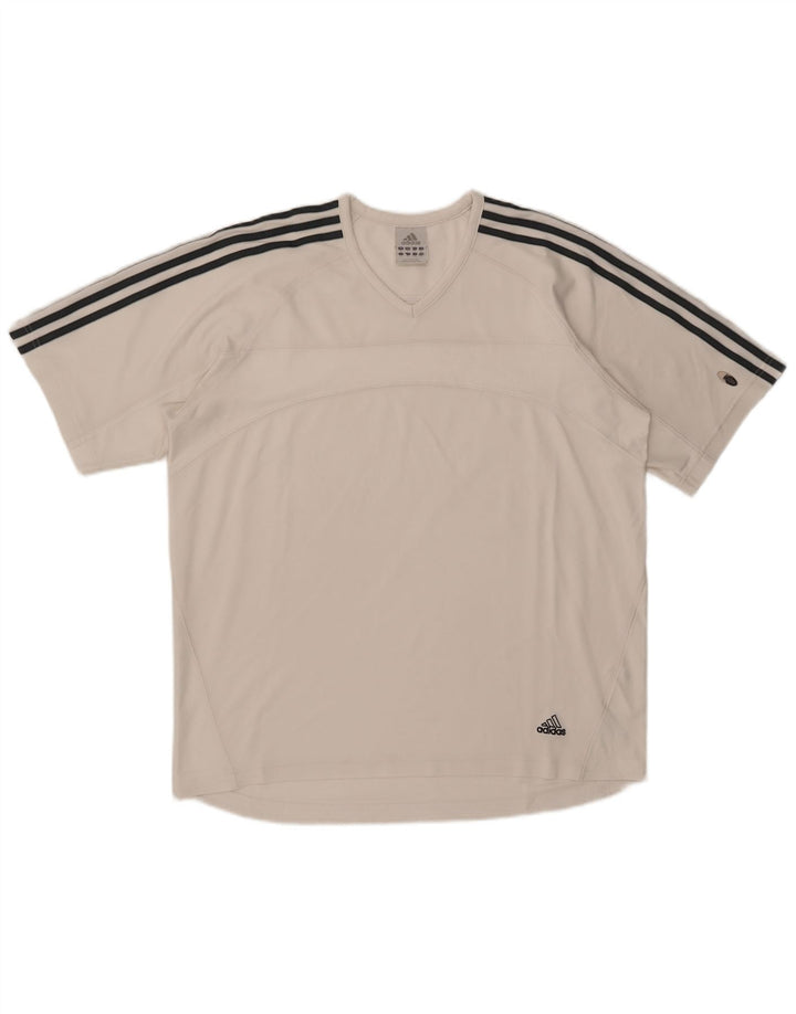 Adidas Hombre Climacool Camiseta Top XL Blanco Poliéster