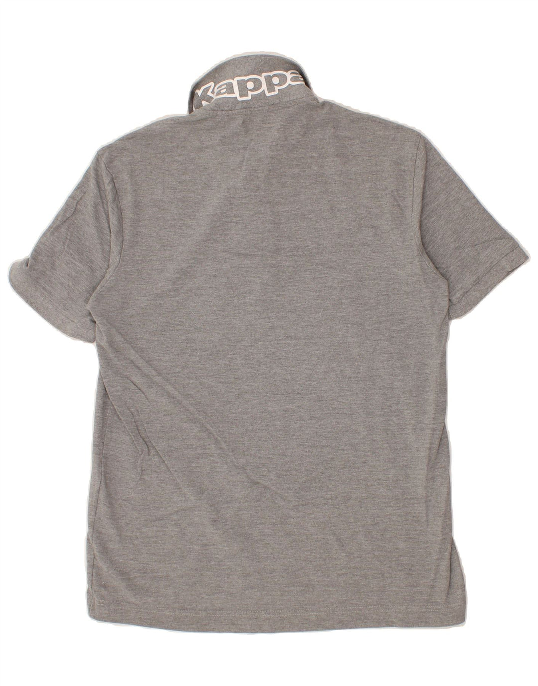 KAPPA Mens Graphic Polo Shirt XL Grey Vintage Kappa and Second-Hand Kappa from Messina Hembry 