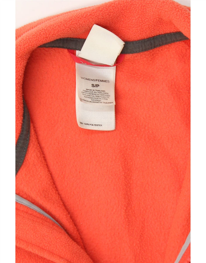 The North Face Chaqueta polar con forro para mujer UK 10 Small Naranja Poliéster