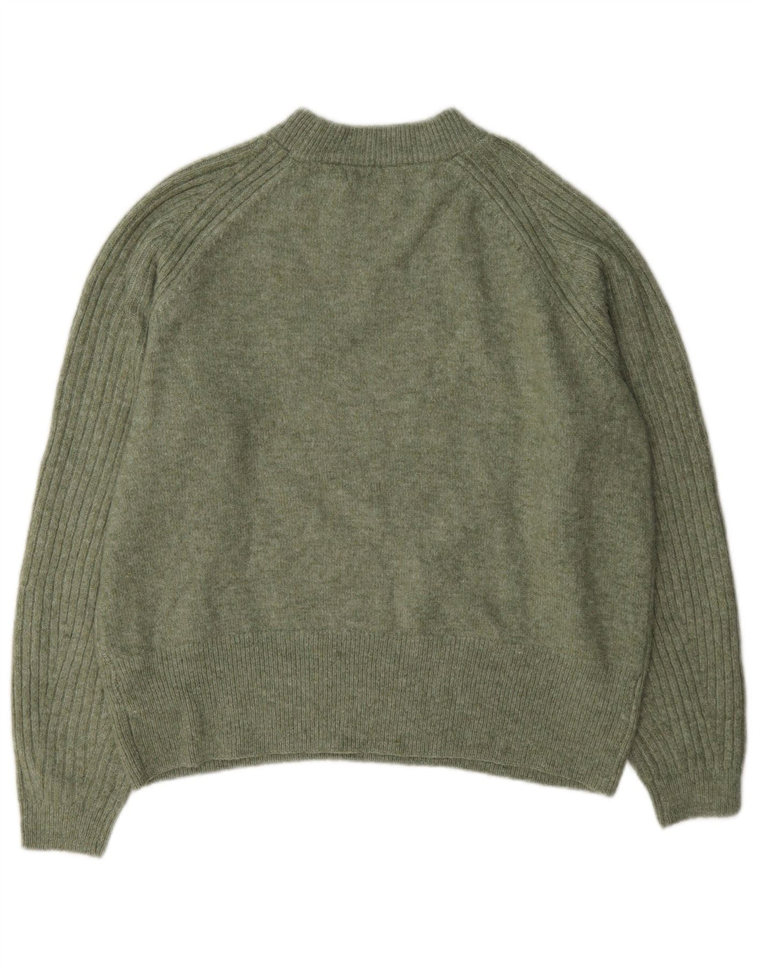 Marks & Spencer - Jersey de cuello redondo para mujer, talla 40, color verde medio