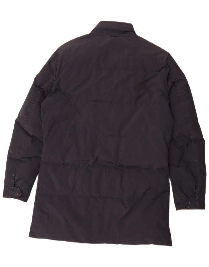 Woolrich Abrigo acolchado para hombre UK 38 Medium Azul marino