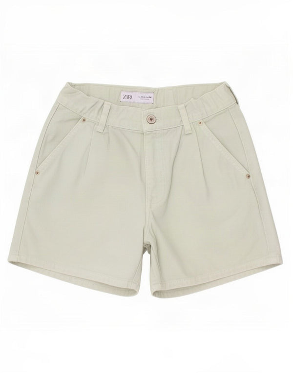 Zara Shorts De Mezclilla Pegged Para Niñas 13-14 Años W26 Verde