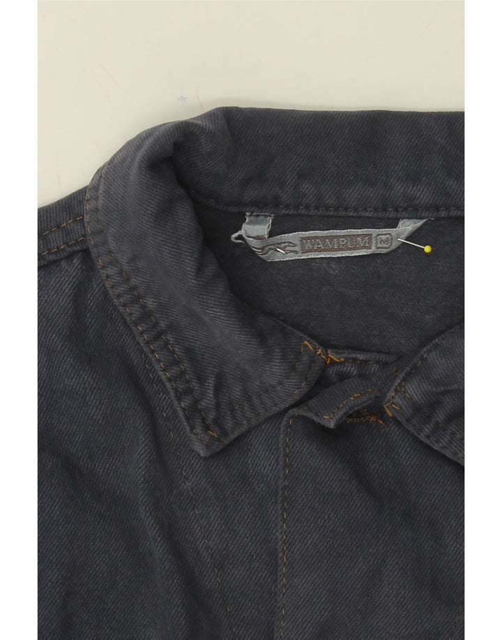 WAMPUM Boys Denim Jacket 11-12 Years Medium  Navy Blue Cotton Vintage Wampum and Second-Hand Wampum from Messina Hembry 