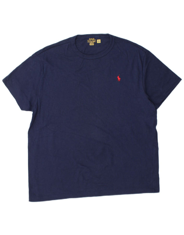 POLO RALPH LAUREN Camiseta Classic Fit para hombre Top XL Algodón azul marino