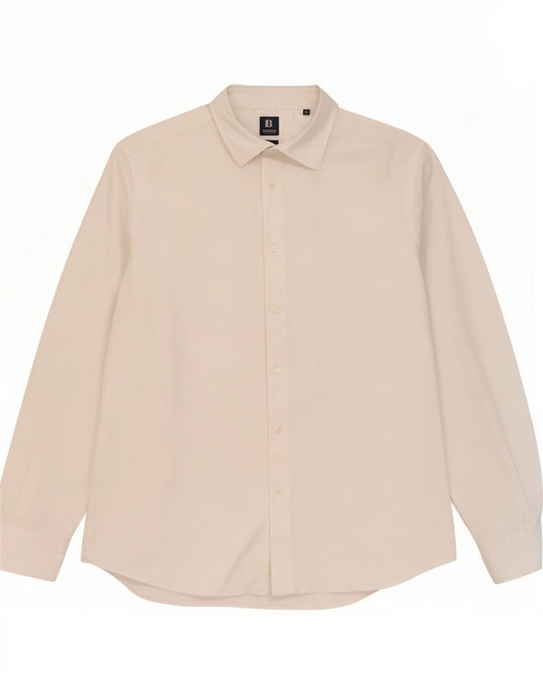 Camisa Boggi Hombre Regular Fit Talla 44 17 1/2 XL Algodón Blanco
