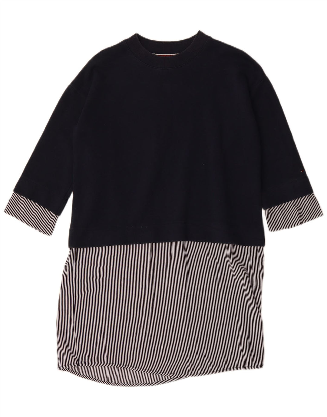 TOMMY HILFIGER Vestido recto para mujer UK 44 Medio Azul marino Colorblock