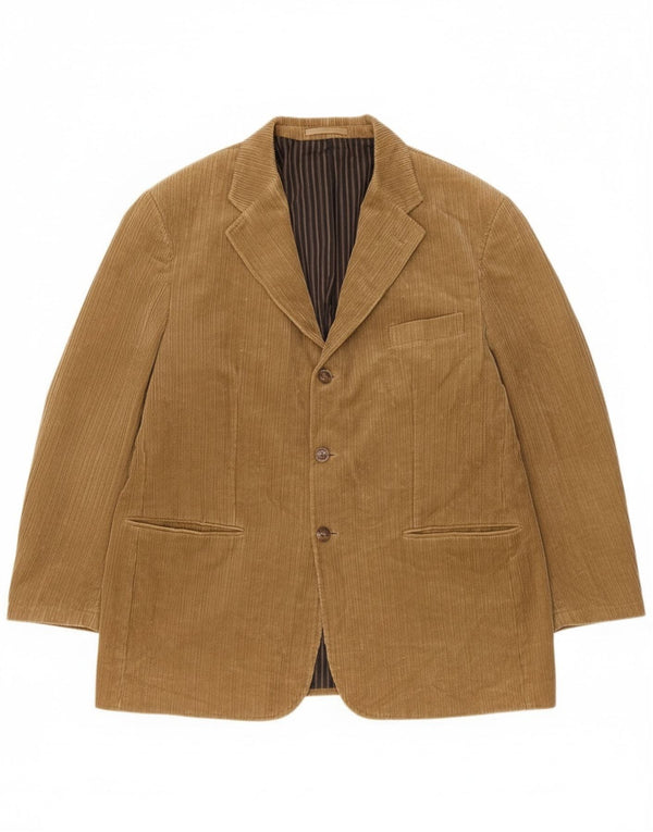 Douglas Chaqueta Blazer de Pana con 3 Botones para Hombre UK 42 XL Algodón Beige