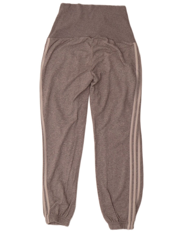 Adidas - Pantalones de chándal para mujer, talla 8/10, algodón moteado gris pequeño