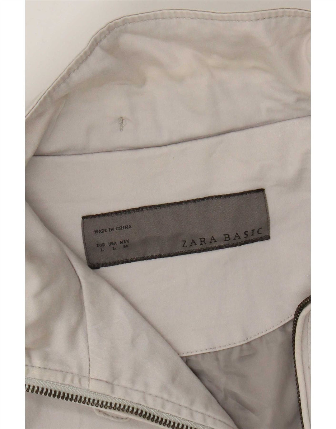 Zara Mujer Chaqueta Utilitaria Reino Unido 44 Grande Beige