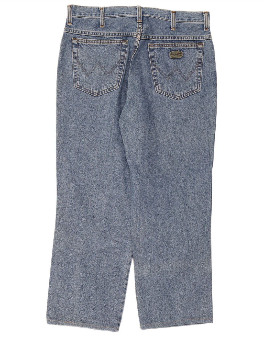 WRANGLER Vaqueros rectos Alaska para hombre W34 L27 Algodón azul