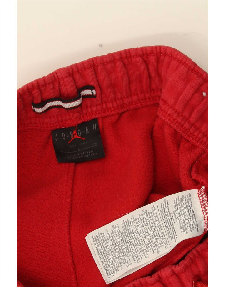 Nike - Pantalones cortos deportivos para hombre, talla pequeña, algodón rojo