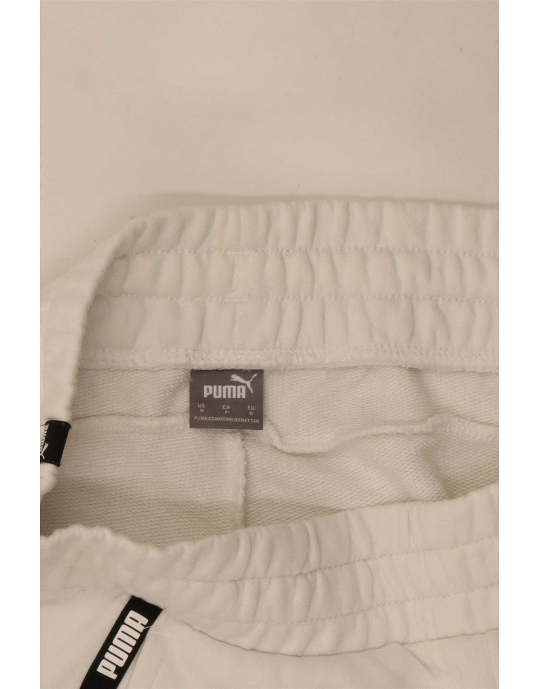 Puma Pantalones cortos deportivos gráficos para mujer UK 10 Small White
