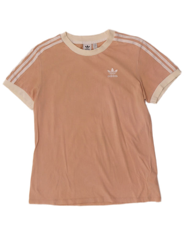 Adidas Camiseta de manga corta para mujer UK 6 XS Rosa Algodón