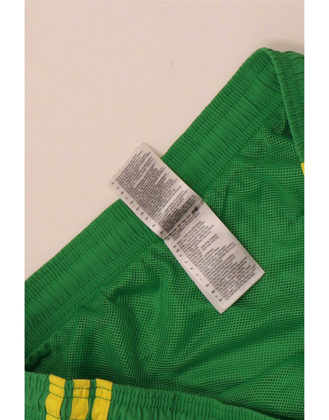 Adidas - Pantalones cortos deportivos para hombre, nailon verde grande
