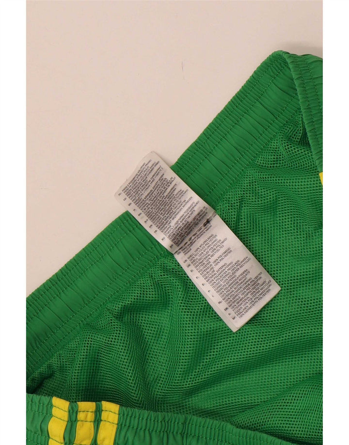 Adidas - Pantalones cortos deportivos para hombre, nailon verde grande