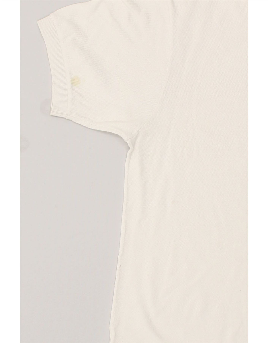 LACOSTE Polo para hombre talla 3 pequeño algodón blanco