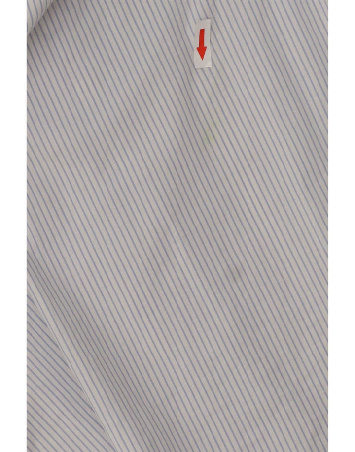 Dolce & Gabbana Camisa Hombre Grande Algodón Rayas Azules