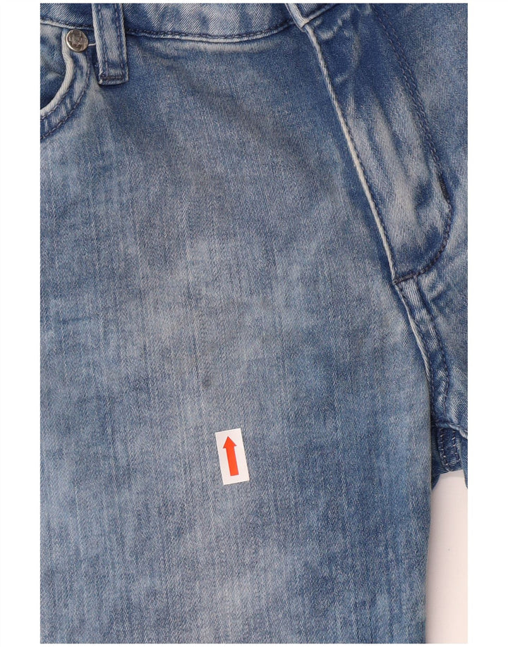 Vaqueros ajustados con lavado ácido para mujer Liu Jo W30 L25 Algodón azul