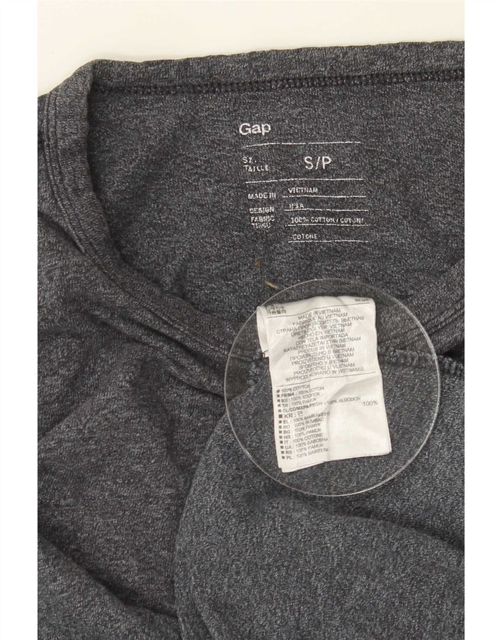 Gap Hombre Top Manga Larga Algodón Moteado Gris Pequeño