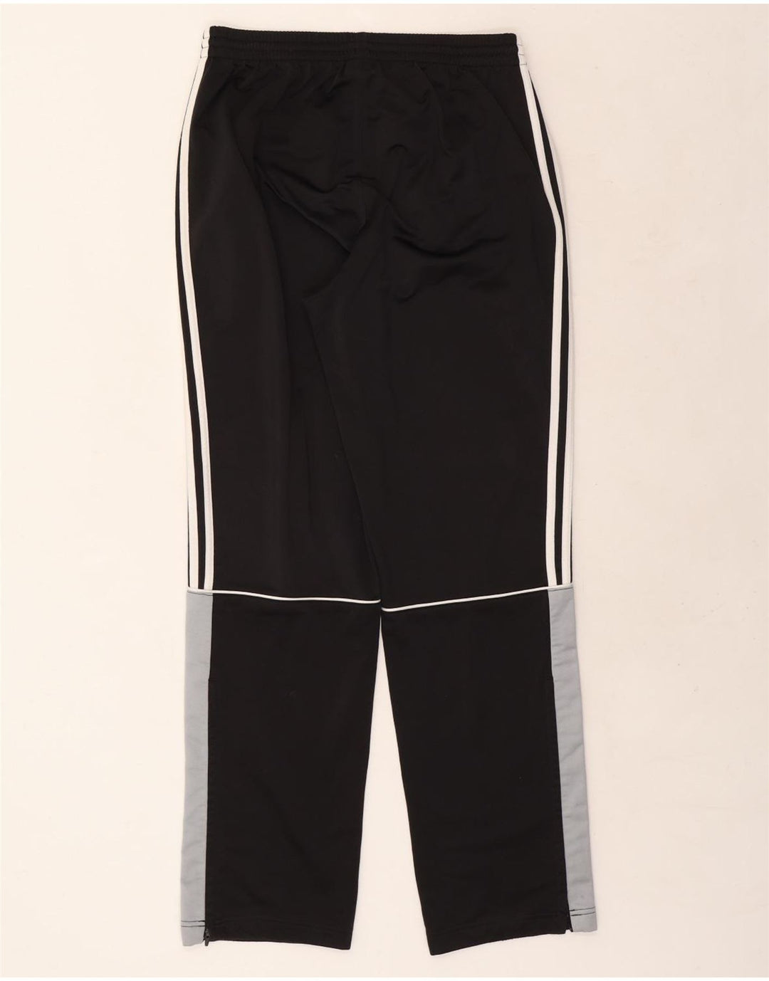 Pantalón de chándal ADIDAS Hombre Mediano Negro Colorblock Poliéster