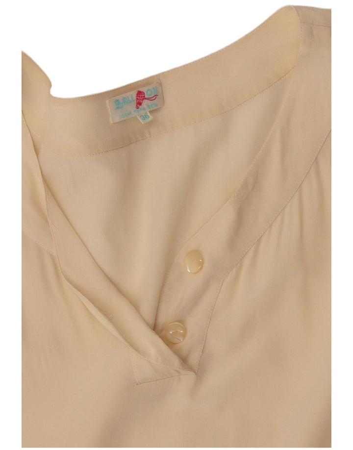 Blusa para mujer Balloon Top EU 38 Seda beige medio