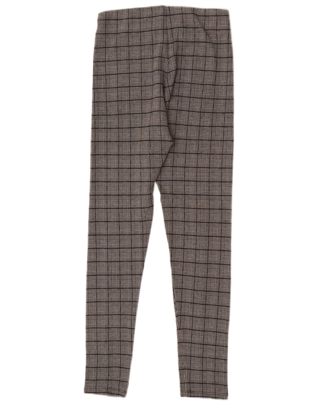 Zara Mujer Leggings Cuadros Gris Medio