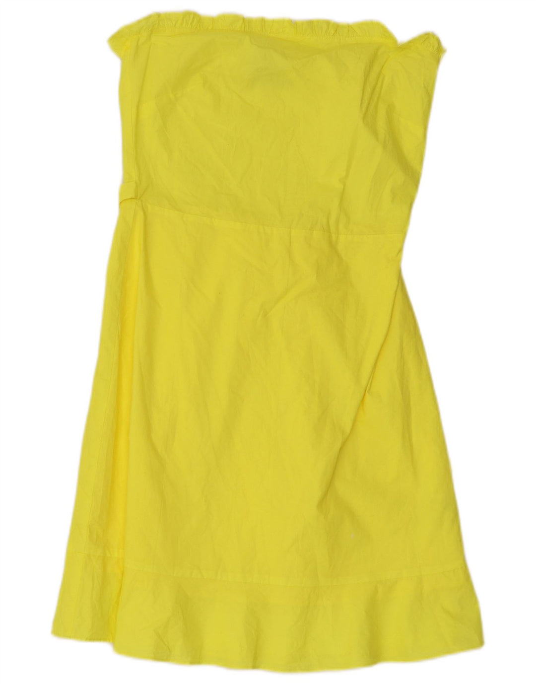 Oasis Vestido Sin Tirantes Para Mujer UK 40 Small Viscosa Amarilla