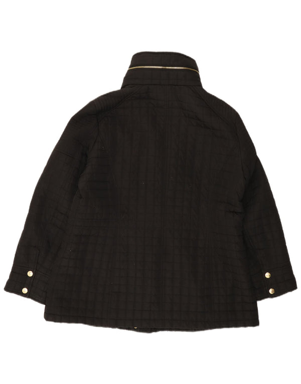 MICHAEL KORS Chaqueta acolchada para mujer UK 40 XL Poliéster negro