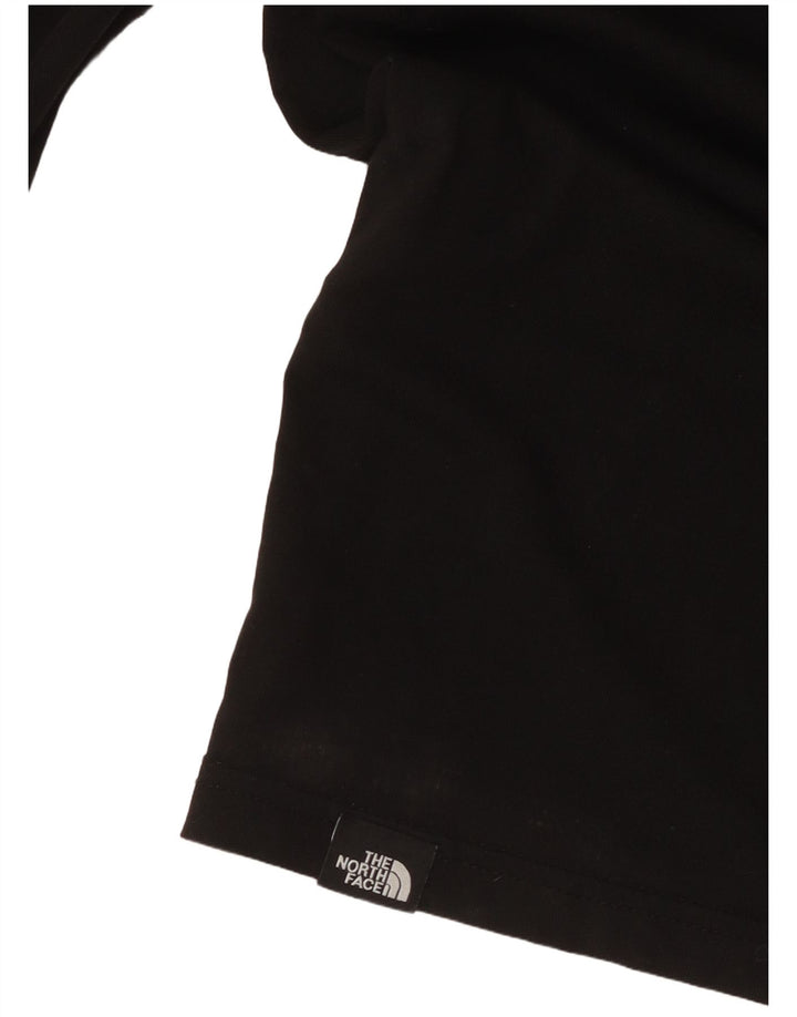 The North Face Camiseta Hombre Manga Larga 2XL Algodón Negro