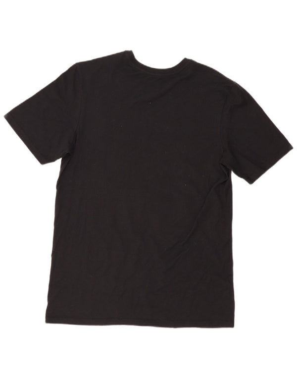 Nike Camiseta gráfica para hombre Top mediano de algodón negro