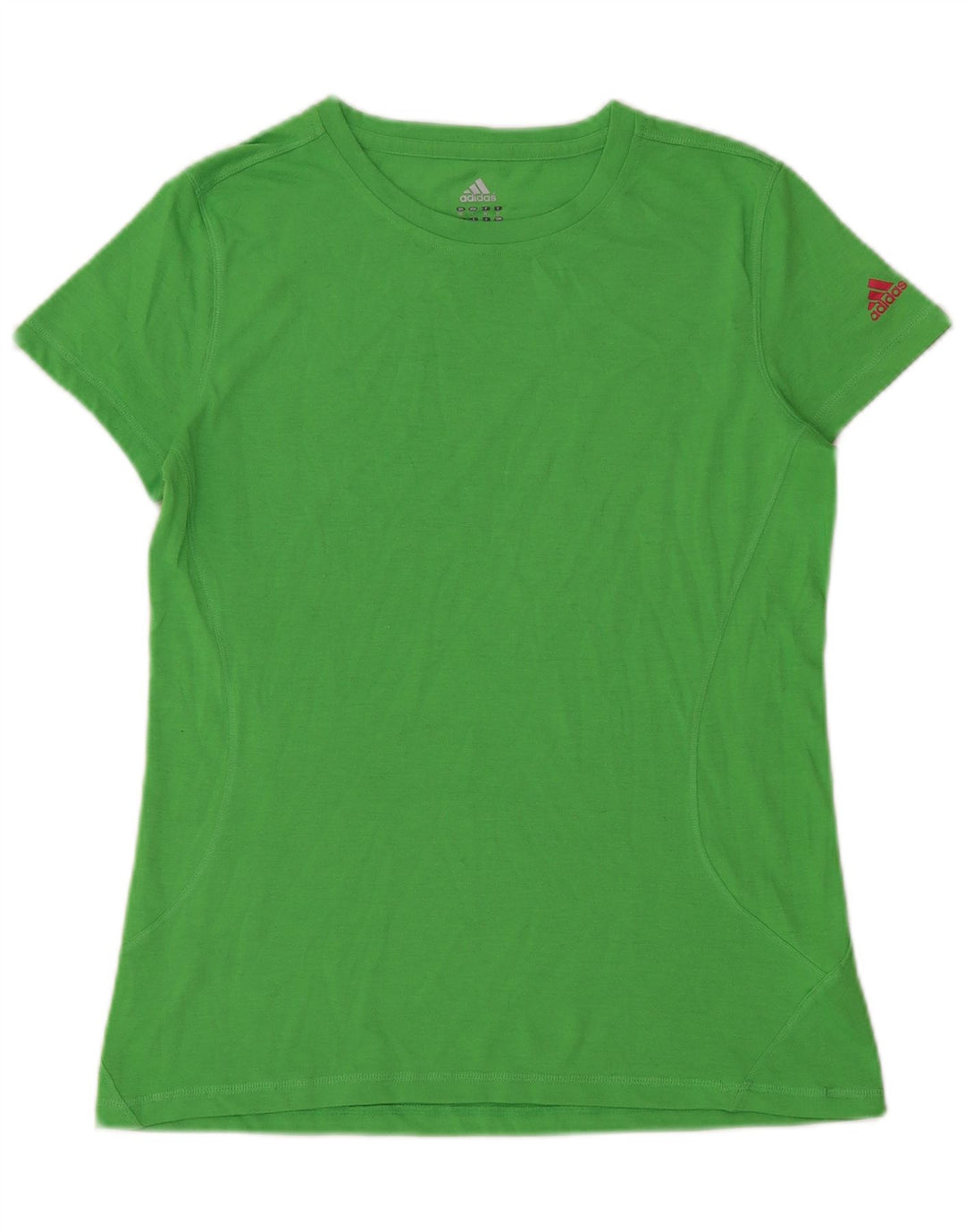 Camiseta ADIDAS Climalite para mujer UK 40 XL Poliéster verde
