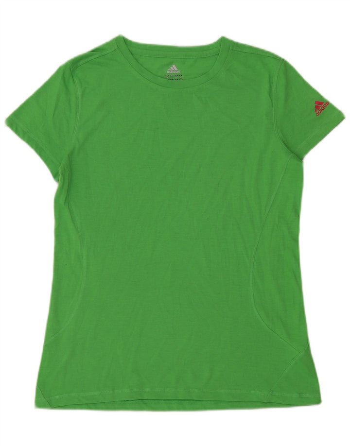 Camiseta ADIDAS Climalite para mujer UK 40 XL Poliéster verde