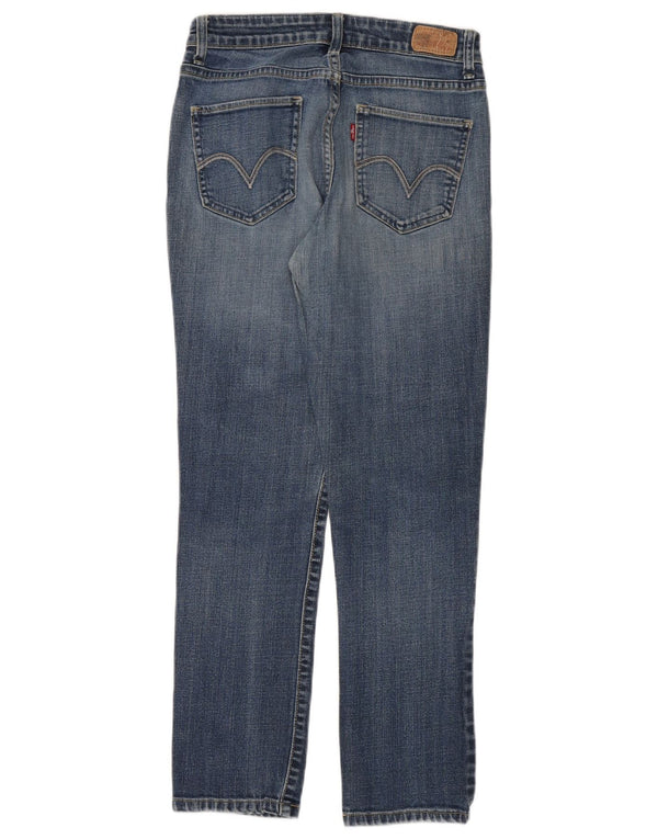 Levi's Womens Mid Rise Slim Jeans US 8 Medium W28 L28 Blue Cotton