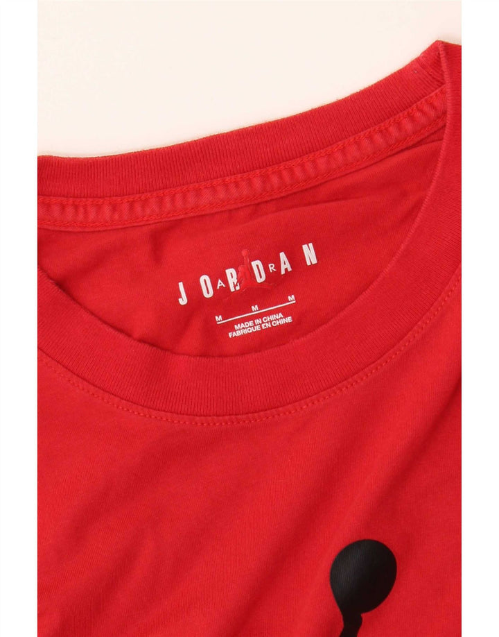 Jordan - Camiseta gráfica para hombre, color rojo medio