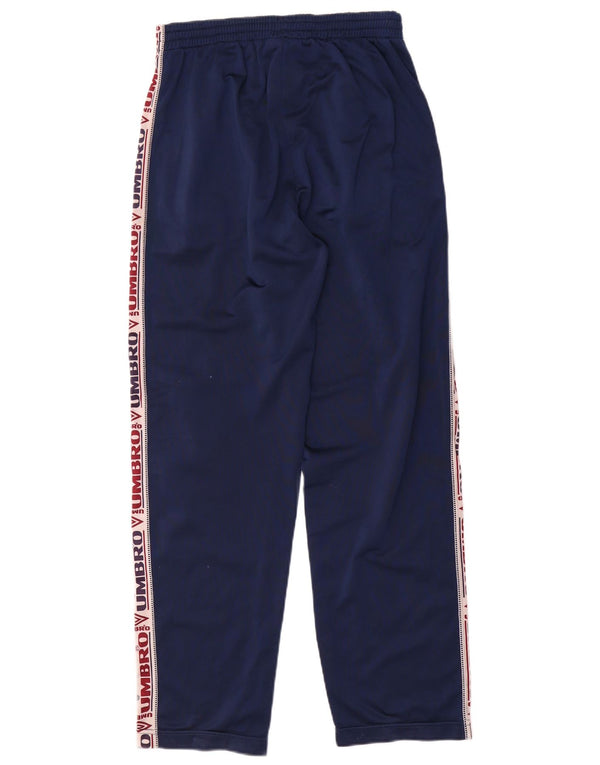 Umbro Hombre Pantalones De Chándal Gráfico Small Azul Marino Colorblock Poliéster