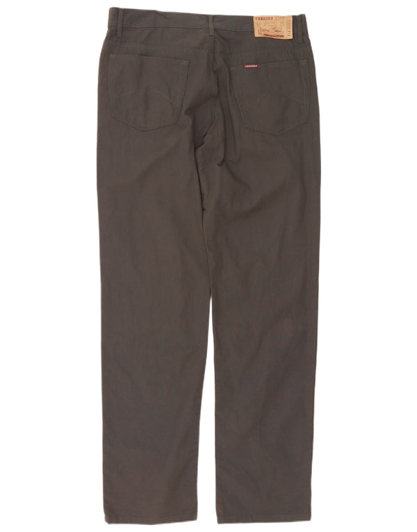 Pantalones informales rectos para hombre Carrera W38 L34 Algodón gris