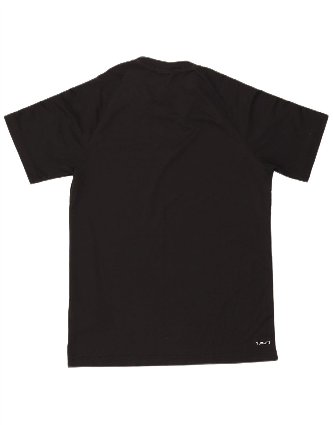 ADIDAS Camiseta Climalite para hombre Top Mediano Negro Poliéster