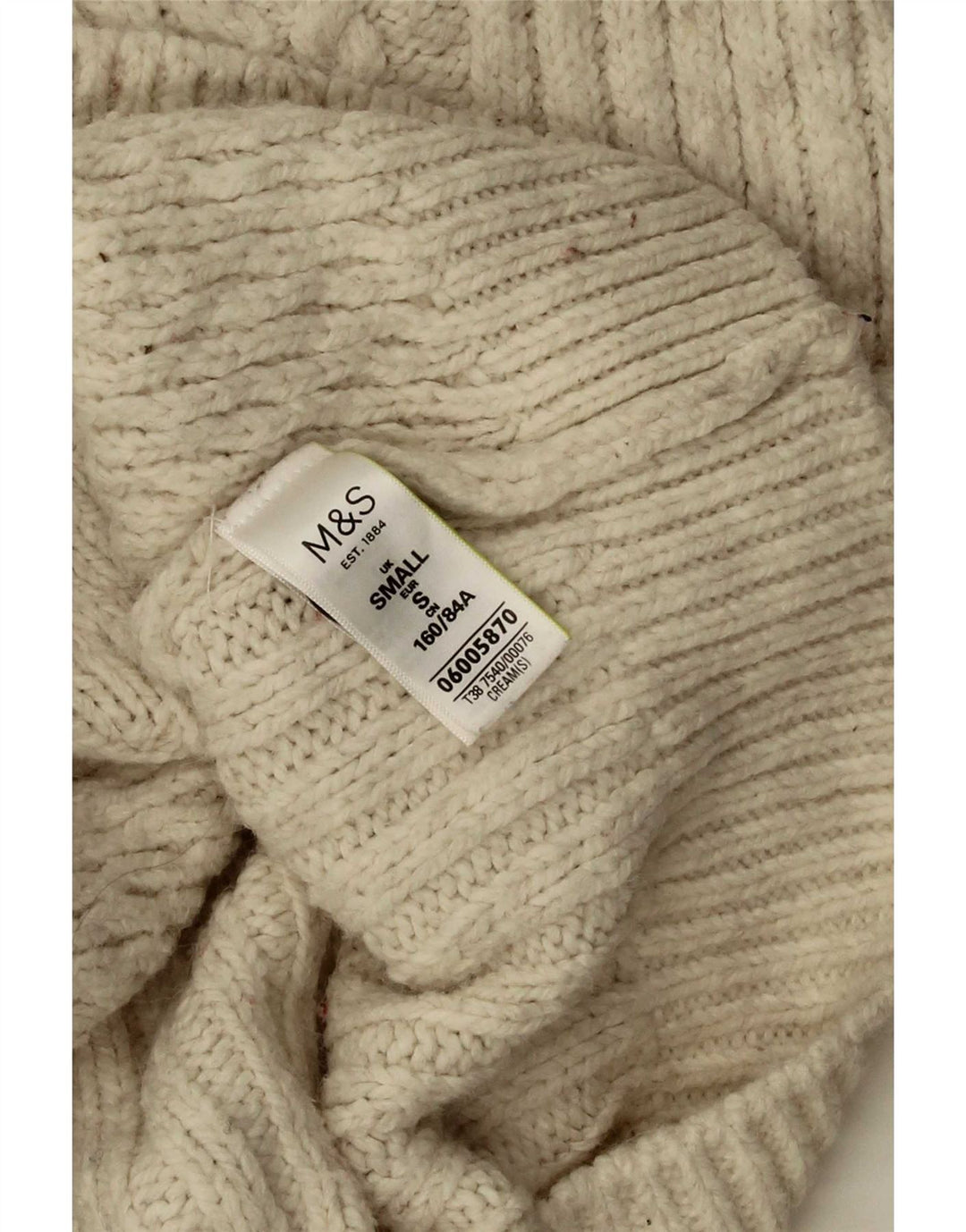 Marks & Spencer Suéter tipo cárdigan extragrande para mujer Reino Unido 10 Pequeño Acrílico beige