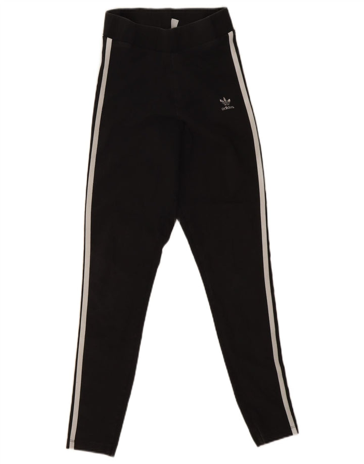Adidas Leggings para mujer Reino Unido 8 Pequeño Algodón Negro