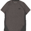 Under Armour Camiseta Heat Gear para hombre Top poliéster gris grande
