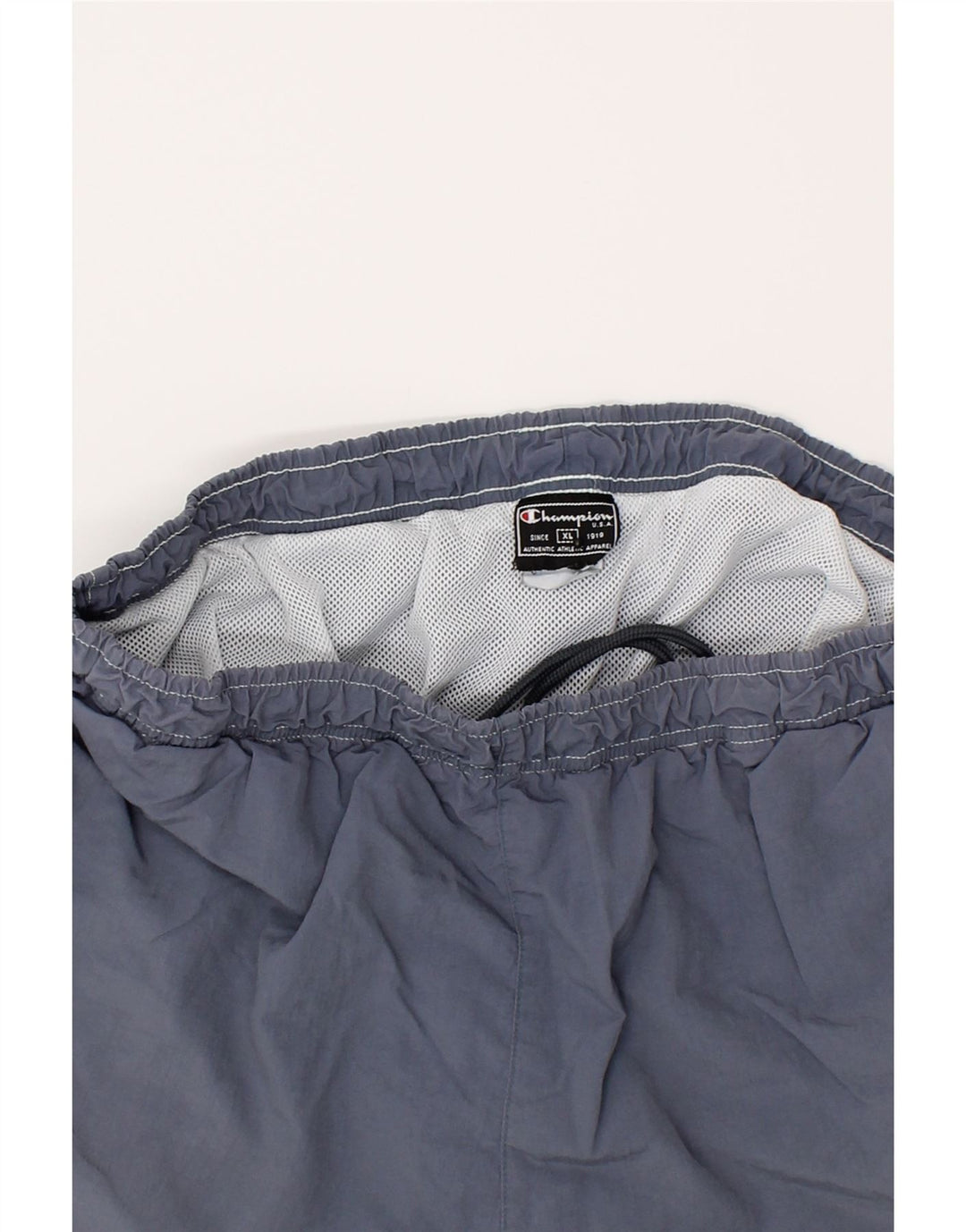 CHAMPION Mens Sport Shorts XL Blue Polyester Vintage Champion and Second-Hand Champion from Messina Hembry 