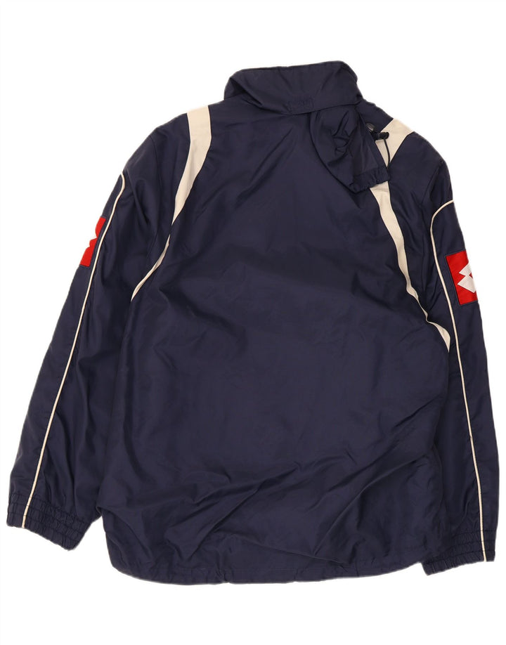 Lotto Hombre Chaqueta De Chándal Con Gráfico Small Azul Marino Colorblock